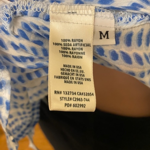 Blue & White Cloth & Stone Shirt - Picture 4 of 5